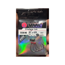 Hak VMC Cheboo Lok 7230NE do połowów z czeburaszką i dropshot - 1/0 #4